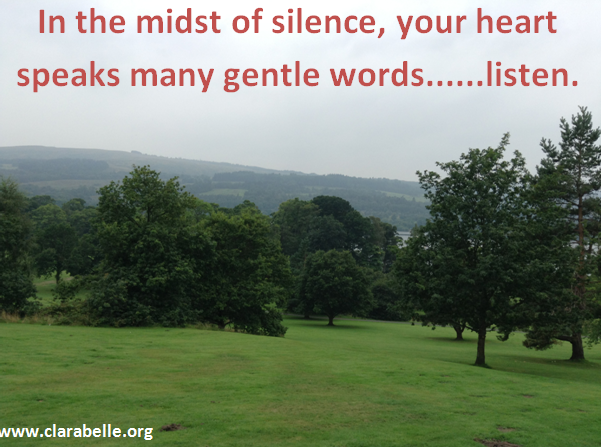 In the midst of silence